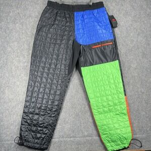 New Balance Pants Mens Large Colorblock Quilted Insulated Track MP03590